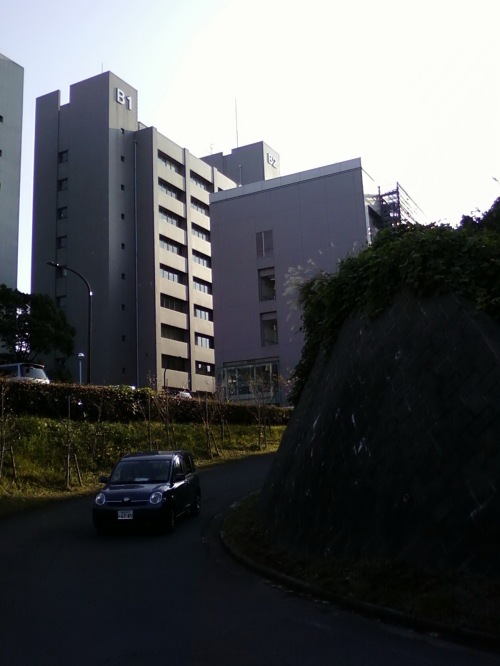 B1 & B2: Buildings of Graduate School of Bioscience and Biotechnology, Suzukakedai Campus,  Tokyo Tech ("B" refers to "Bio")